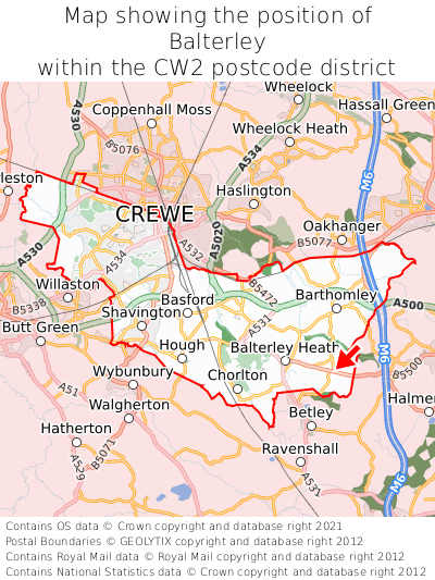 Balterley Map Position In Cw2 000001 