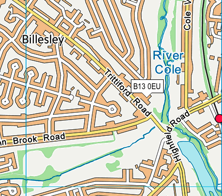B13 0EU map - OS VectorMap District (Ordnance Survey) B13 0EU map - OS VectorMap District (Ordnance Survey)