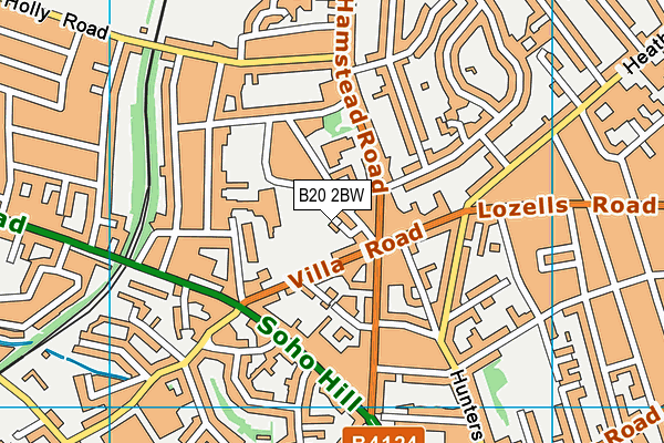 B20 2BW map - OS VectorMap District (Ordnance Survey) B20 2BW map - OS VectorMap District (Ordnance Survey)
