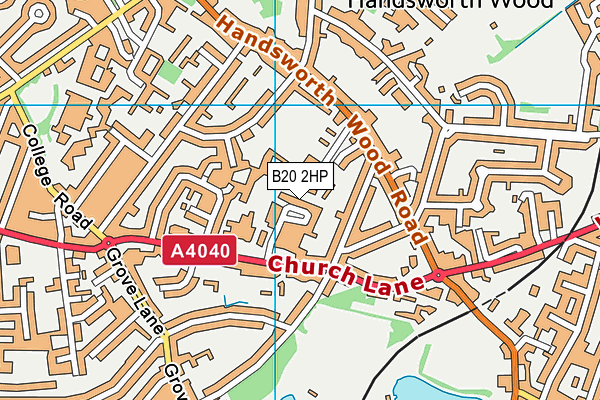 B20 2HP map - OS VectorMap District (Ordnance Survey) B20 2HP map - OS VectorMap District (Ordnance Survey)