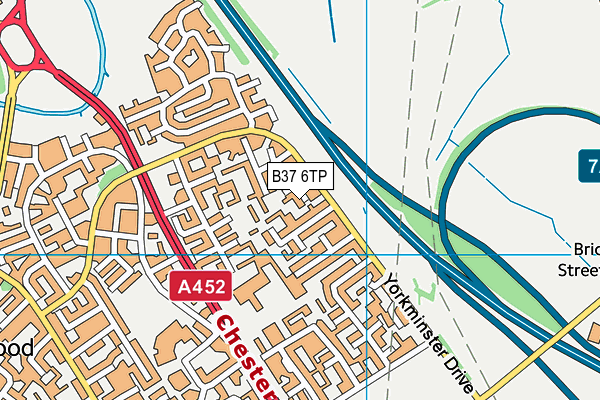 B37 6TP map - OS VectorMap District (Ordnance Survey) B37 6TP map - OS VectorMap District (Ordnance Survey)