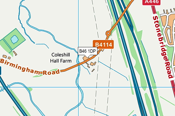 B46 1DP map - OS VectorMap District (Ordnance Survey) B46 1DP map - OS VectorMap District (Ordnance Survey)