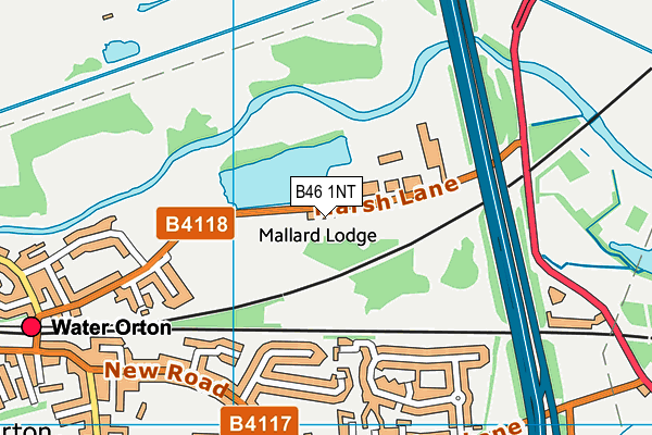 B46 1NT map - OS VectorMap District (Ordnance Survey) B46 1NT map - OS VectorMap District (Ordnance Survey)