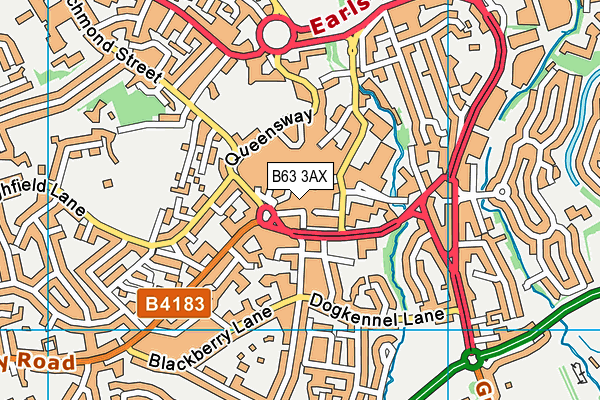 B63 3AX map - OS VectorMap District (Ordnance Survey) B63 3AX map - OS VectorMap District (Ordnance Survey)