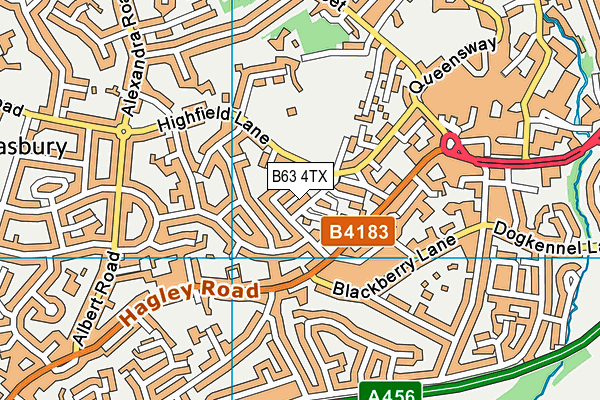 B63 4TX map - OS VectorMap District (Ordnance Survey) B63 4TX map - OS VectorMap District (Ordnance Survey)