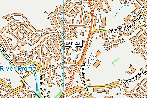 BA11 2LP map - OS VectorMap District (Ordnance Survey) BA11 2LP map - OS VectorMap District (Ordnance Survey)