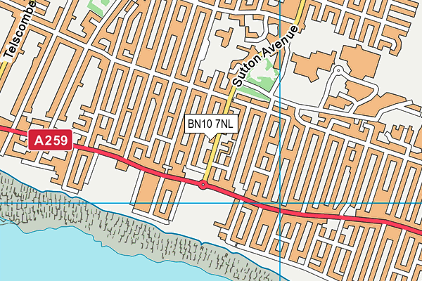 BN10 7NL map - OS VectorMap District (Ordnance Survey) BN10 7NL map - OS VectorMap District (Ordnance Survey)