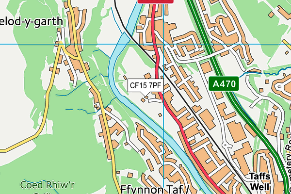 CF15 7PF map - OS VectorMap District (Ordnance Survey) CF15 7PF map - OS VectorMap District (Ordnance Survey)