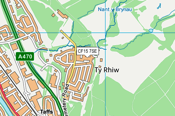 CF15 7SE map - OS VectorMap District (Ordnance Survey) CF15 7SE map - OS VectorMap District (Ordnance Survey)