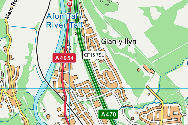 CF15 7SL map - OS VectorMap District (Ordnance Survey) CF15 7SL map - OS VectorMap District (Ordnance Survey)