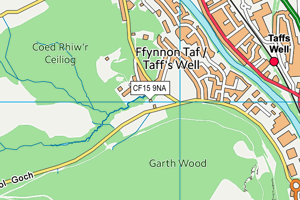 CF15 9NA map - OS VectorMap District (Ordnance Survey) CF15 9NA map - OS VectorMap District (Ordnance Survey)