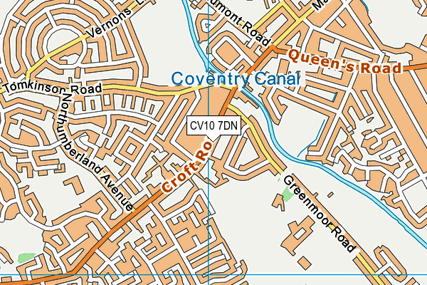 CV10 7DN map - OS VectorMap District (Ordnance Survey) CV10 7DN map - OS VectorMap District (Ordnance Survey)