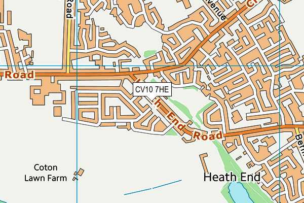 CV10 7HE map - OS VectorMap District (Ordnance Survey) CV10 7HE map - OS VectorMap District (Ordnance Survey)