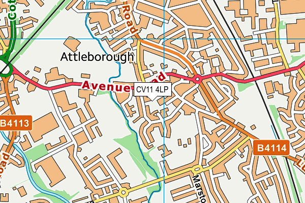 CV11 4LP map - OS VectorMap District (Ordnance Survey) CV11 4LP map - OS VectorMap District (Ordnance Survey)