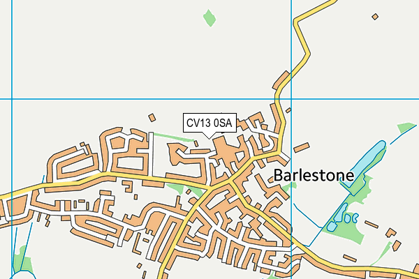 CV13 0SA map - OS VectorMap District (Ordnance Survey) CV13 0SA map - OS VectorMap District (Ordnance Survey)
