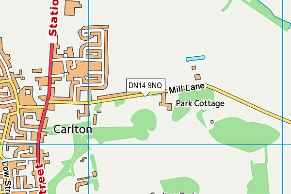 DN14 9NQ map - OS VectorMap District (Ordnance Survey) DN14 9NQ map - OS VectorMap District (Ordnance Survey)