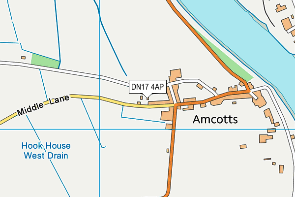 DN17 4AP map - OS VectorMap District (Ordnance Survey) DN17 4AP map - OS VectorMap District (Ordnance Survey)