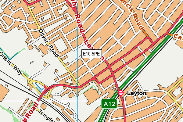 E10 5PE map - OS VectorMap District (Ordnance Survey) E10 5PE map - OS VectorMap District (Ordnance Survey)