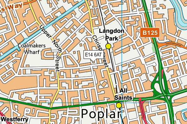 E14 6AT map - OS VectorMap District (Ordnance Survey) E14 6AT map - OS VectorMap District (Ordnance Survey)