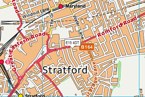 E15 4DT map - OS VectorMap District (Ordnance Survey) E15 4DT map - OS VectorMap District (Ordnance Survey)