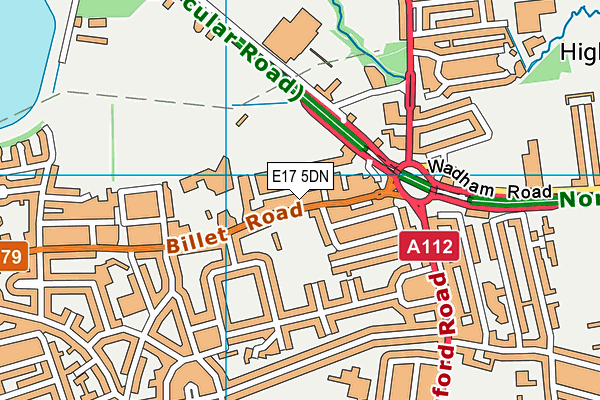 E17 5DN map - OS VectorMap District (Ordnance Survey) E17 5DN map - OS VectorMap District (Ordnance Survey)