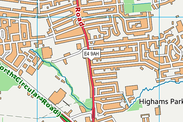 E4 9AH map - OS VectorMap District (Ordnance Survey) E4 9AH map - OS VectorMap District (Ordnance Survey)