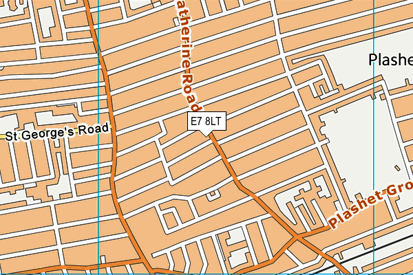 E7 8LT map - OS VectorMap District (Ordnance Survey) E7 8LT map - OS VectorMap District (Ordnance Survey)