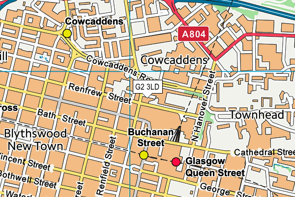 G2 3LD map - OS VectorMap District (Ordnance Survey) G2 3LD map - OS VectorMap District (Ordnance Survey)