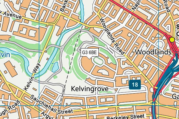 G3 6BE map - OS VectorMap District (Ordnance Survey) G3 6BE map - OS VectorMap District (Ordnance Survey)