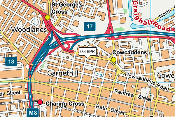 G3 6PR map - OS VectorMap District (Ordnance Survey) G3 6PR map - OS VectorMap District (Ordnance Survey)