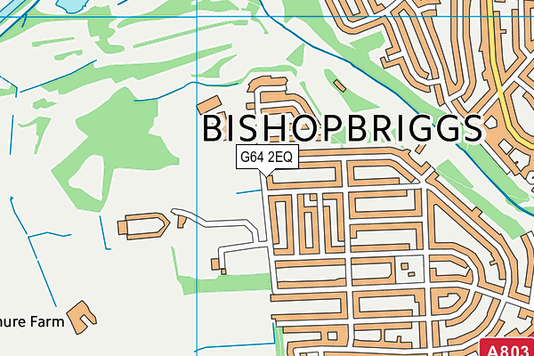 G64 2EQ map - OS VectorMap District (Ordnance Survey) G64 2EQ map - OS VectorMap District (Ordnance Survey)