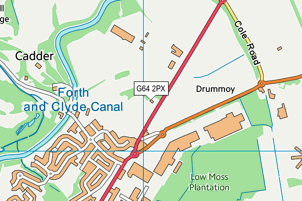 G64 2PX map - OS VectorMap District (Ordnance Survey) G64 2PX map - OS VectorMap District (Ordnance Survey)