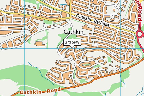 G73 5PW map - OS VectorMap District (Ordnance Survey) G73 5PW map - OS VectorMap District (Ordnance Survey)