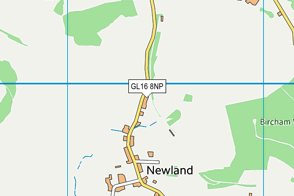 GL16 8NP map - OS VectorMap District (Ordnance Survey) GL16 8NP map - OS VectorMap District (Ordnance Survey)