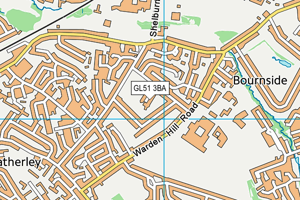 GL51 3BA map - OS VectorMap District (Ordnance Survey) GL51 3BA map - OS VectorMap District (Ordnance Survey)