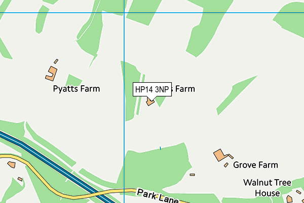 HP14 3NP map - OS VectorMap District (Ordnance Survey) HP14 3NP map - OS VectorMap District (Ordnance Survey)