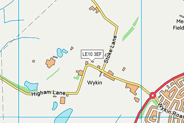 LE10 3EF map - OS VectorMap District (Ordnance Survey) LE10 3EF map - OS VectorMap District (Ordnance Survey)