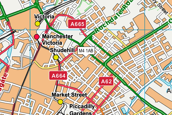M4 1AB map - OS VectorMap District (Ordnance Survey) M4 1AB map - OS VectorMap District (Ordnance Survey)