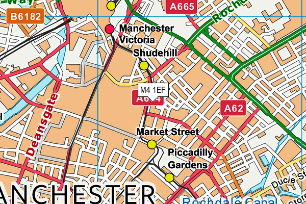 M4 1EF map - OS VectorMap District (Ordnance Survey) M4 1EF map - OS VectorMap District (Ordnance Survey)