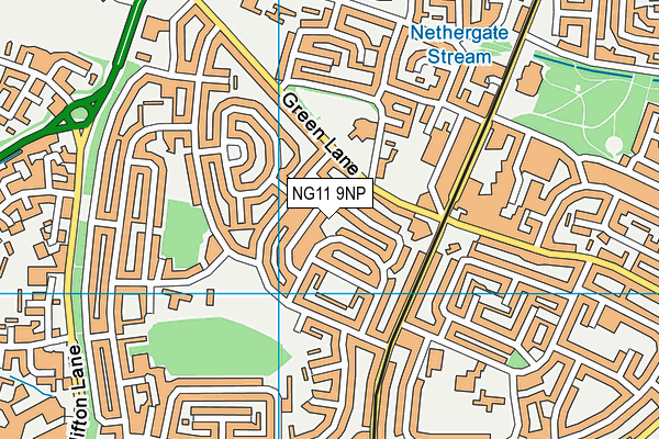NG11 9NP map - OS VectorMap District (Ordnance Survey) NG11 9NP map - OS VectorMap District (Ordnance Survey)