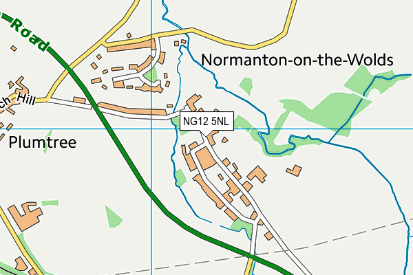 NG12 5NL map - OS VectorMap District (Ordnance Survey) NG12 5NL map - OS VectorMap District (Ordnance Survey)