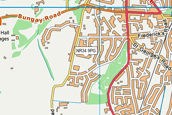 NR34 9PG map - OS VectorMap District (Ordnance Survey) NR34 9PG map - OS VectorMap District (Ordnance Survey)