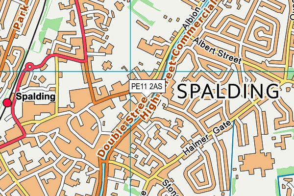 PE11 2AS map - OS VectorMap District (Ordnance Survey) PE11 2AS map - OS VectorMap District (Ordnance Survey)