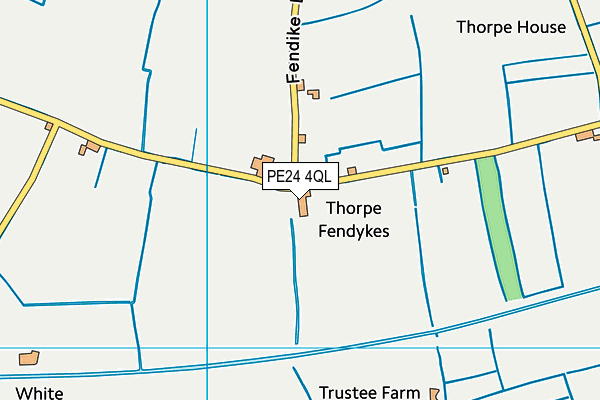 PE24 4QL map - OS VectorMap District (Ordnance Survey) PE24 4QL map - OS VectorMap District (Ordnance Survey)