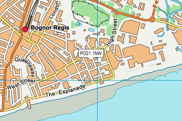 PO21 1NW map - OS VectorMap District (Ordnance Survey) PO21 1NW map - OS VectorMap District (Ordnance Survey)