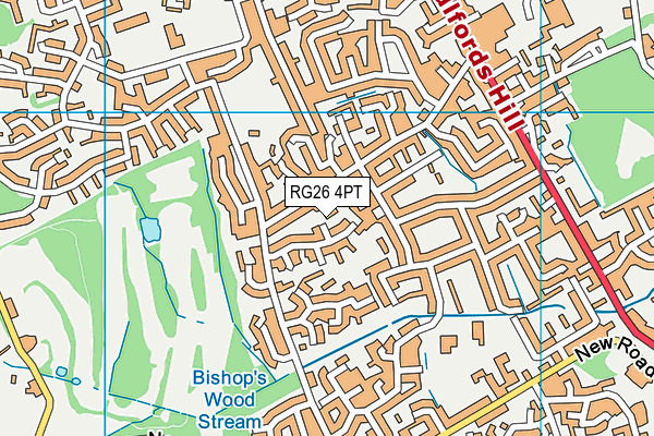 RG26 4PT map - OS VectorMap District (Ordnance Survey) RG26 4PT map - OS VectorMap District (Ordnance Survey)