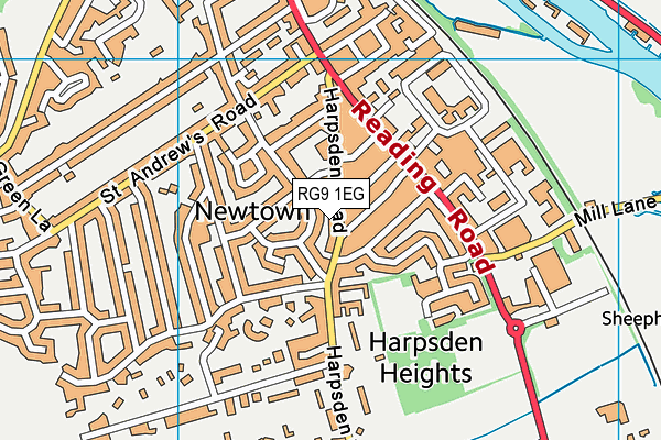RG9 1EG map - OS VectorMap District (Ordnance Survey) RG9 1EG map - OS VectorMap District (Ordnance Survey)