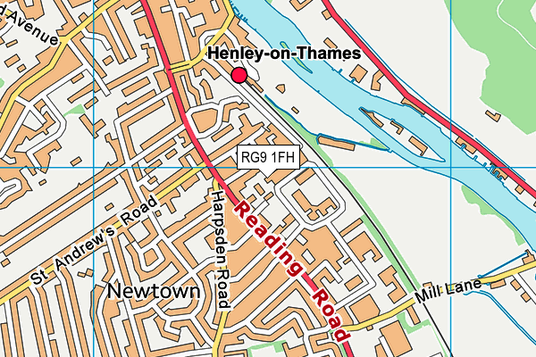 RG9 1FH map - OS VectorMap District (Ordnance Survey) RG9 1FH map - OS VectorMap District (Ordnance Survey)
