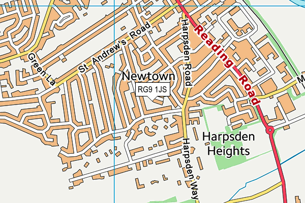 RG9 1JS map - OS VectorMap District (Ordnance Survey) RG9 1JS map - OS VectorMap District (Ordnance Survey)