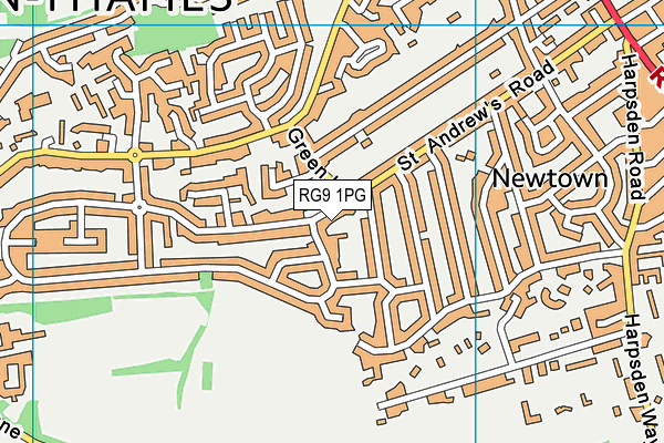 RG9 1PG map - OS VectorMap District (Ordnance Survey) RG9 1PG map - OS VectorMap District (Ordnance Survey)